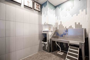 View on centennial apartments pet wash station